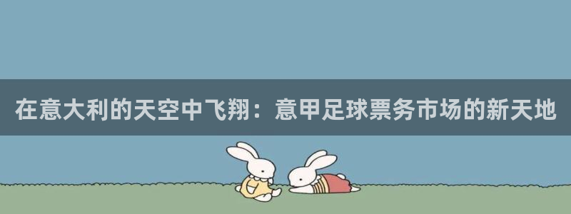  在意大利的天空中飞翔：意甲足球票务市场的新天地