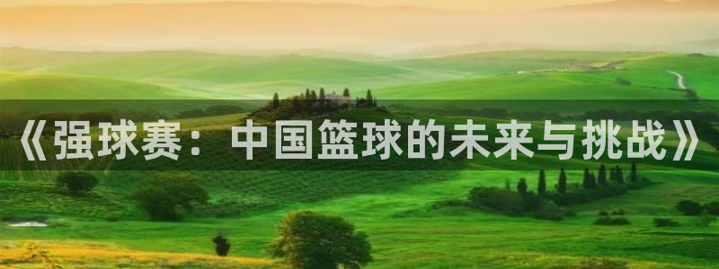  b体育官网在线登录网页入口：《强球赛：中国篮球的未来与挑战》